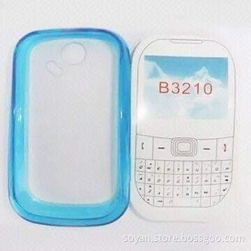 TPU Plastic Crystal Case for Samsung B3210, Customized Orders Accepted